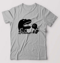 Load image into Gallery viewer, Godzilla T-Shirt for Men-S(38 Inches)-Grey Melange-Ektarfa.online
