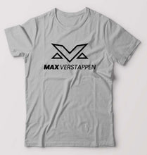 Load image into Gallery viewer, Max Verstappen T-Shirt for Men-S(38 Inches)-Grey Melange-Ektarfa.online
