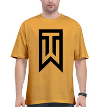 Load image into Gallery viewer, Tiger Woods Golf Oversized T-Shirt for Men-Golden Yellow-Ektarfa.online
