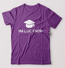 Load image into Gallery viewer, IIM L Lucknow T-Shirt for Men-S(38 Inches)-Purple-Ektarfa.online
