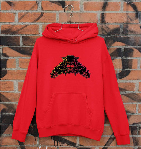 Black Panther Unisex Hoodie for Men/Women-S(40 Inches)-Red-Ektarfa.online