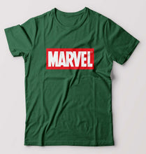 Load image into Gallery viewer, Marvel T-Shirt for Men-S(38 Inches)-Bottle green-Ektarfa.online
