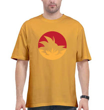 Load image into Gallery viewer, Dragon Ball Z Oversized T-Shirt for Men-Golden Yellow-Ektarfa.online
