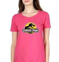 Load image into Gallery viewer, Jurassic Park T-Shirt for Women-XS(32 Inches)-Pink-Ektarfa.online
