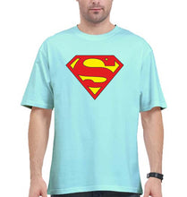 Load image into Gallery viewer, Superman Oversized T-Shirt for Men-Mint-Ektarfa.online
