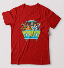 Load image into Gallery viewer, Scooby Doo T-Shirt for Men-S(38 Inches)-Red-Ektarfa.online
