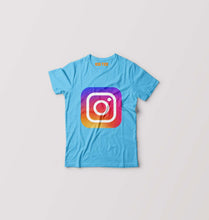 Load image into Gallery viewer, Instagram Kids T-Shirt for Boy/Girl-Light blue-Ektarfa.online
