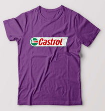 Load image into Gallery viewer, Castrol T-Shirt for Men-S(38 Inches)-Purple-Ektarfa.online
