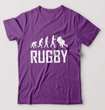 Load image into Gallery viewer, Rugby Evolution T-Shirt for Men-Purple-Ektarfa.online
