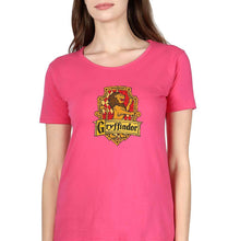 Load image into Gallery viewer, Harry Potter Gryffindor T-Shirt for Women-XS(32 Inches)-Pink-Ektarfa.online
