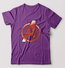 Load image into Gallery viewer, Avengers T-Shirt for Men-S(38 Inches)-Purple-Ektarfa.online
