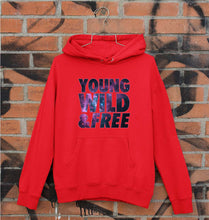 Load image into Gallery viewer, Young Wild Free Unisex Hoodie for Men/Women-Red-Ektarfa.online
