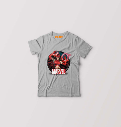 Scarlet Witch Wanda Kids T-Shirt for Boy/Girl-Grey-Ektarfa.online