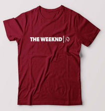 Load image into Gallery viewer, The Weeknd T-Shirt for Men-S(38 Inches)-Maroon-Ektarfa.online

