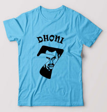 Load image into Gallery viewer, MS Dhoni (MSD) T-Shirt for Men-Light Blue-Ektarfa.online

