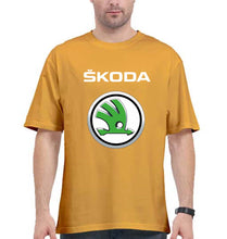 Load image into Gallery viewer, Skoda Oversized T-Shirt for Men-Golden Yellow-Ektarfa.online

