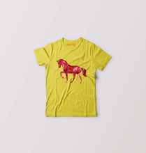 Load image into Gallery viewer, HORSE T-Shirt for Boy/Girl-0-1 Year(20 Inches)-Yellow-Ektarfa.online
