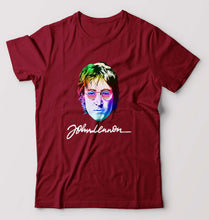 Load image into Gallery viewer, John Lennon T-Shirt for Men-Maroon-Ektarfa.online
