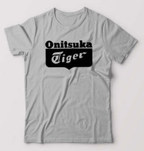 Load image into Gallery viewer, Onitsuka Tiger T-Shirt for Men-S(38 Inches)-Grey Melange-Ektarfa.online
