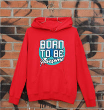 Load image into Gallery viewer, Born To be Awesome Unisex Hoodie for Men/Women-S(40 Inches)-Red-Ektarfa.online
