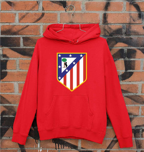 Atlético Madrid Unisex Hoodie for Men/Women-Red-Ektarfa.online