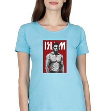 Load image into Gallery viewer, Islam Makhachev T-Shirt for Women-Light Blue-Ektarfa.online
