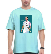 Load image into Gallery viewer, Novak Djokovic Tennis Oversized T-Shirt for Men-Mint-Ektarfa.online
