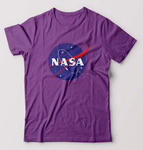 Load image into Gallery viewer, Nasa T-Shirt for Men-S(38 Inches)-Purple-Ektarfa.online
