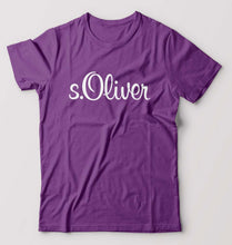 Load image into Gallery viewer, s.Oliver T-Shirt for Men-S(38 Inches)-Purple-Ektarfa.online
