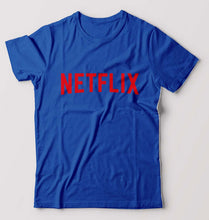 Load image into Gallery viewer, Netflix T-Shirt for Men-Royal Blue-Ektarfa.online
