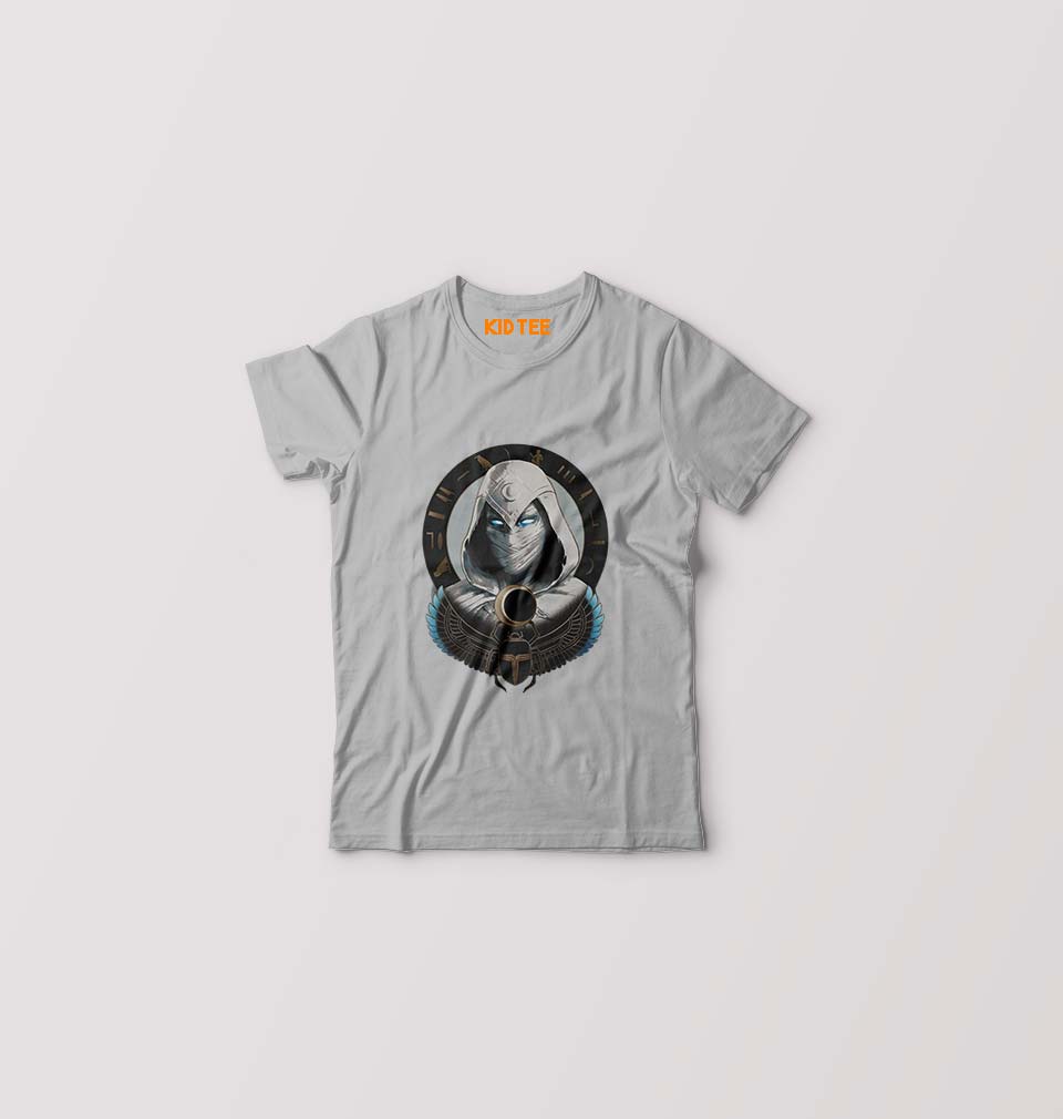 Moon Knight Kids T-Shirt for Boy/Girl-Grey-Ektarfa.online