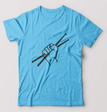 Load image into Gallery viewer, Drummer T-Shirt for Men-Light Blue-Ektarfa.online
