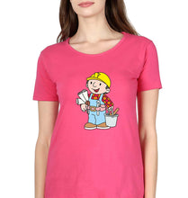 Load image into Gallery viewer, Bob the Builder T-Shirt for Women-XS(32 Inches)-Pink-Ektarfa.online
