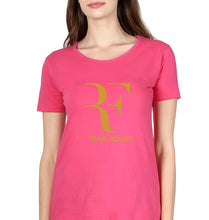 Load image into Gallery viewer, Roger Federer T-Shirt for Women-XS(32 Inches)-Pink-Ektarfa.online
