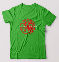 Load image into Gallery viewer, House of the Dragon T-Shirt for Men-flag green-Ektarfa.online
