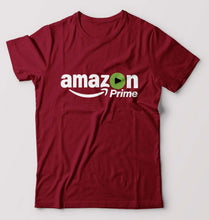 Load image into Gallery viewer, Amazon Prime T-Shirt for Men-Maroon-Ektarfa.online
