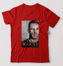 Load image into Gallery viewer, Shane Warne T-Shirt for Men-S(38 Inches)-Red-Ektarfa.online
