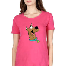 Load image into Gallery viewer, Scooby Doo T-Shirt for Women-XS(32 Inches)-Pink-Ektarfa.online
