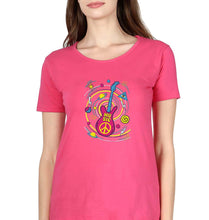 Load image into Gallery viewer, Psychedelic Music T-Shirt for Women-XS(32 Inches)-Pink-Ektarfa.online
