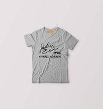 Load image into Gallery viewer, Justin Bieber Kids T-Shirt for Boy/Girl-Grey-Ektarfa.online
