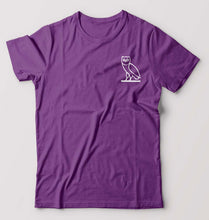 Load image into Gallery viewer, OVO Logo T-Shirt for Men-S(38 Inches)-Purple-Ektarfa.online
