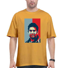 Load image into Gallery viewer, Sachin Tendulkar Oversized T-Shirt for Men-Golden Yellow-Ektarfa.online
