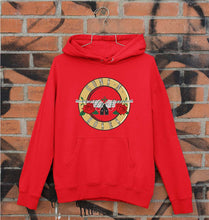 Load image into Gallery viewer, Guns and Roses Unisex Hoodie for Men/Women-S(40 Inches)-Red-Ektarfa.online
