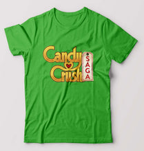 Load image into Gallery viewer, Candy Crush T-Shirt for Men-S(38 Inches)-flag green-Ektarfa.online
