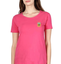 Load image into Gallery viewer, Argentina Footbal T-Shirt for Women-Pink-Ektarfa.online
