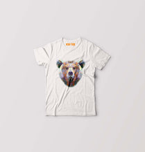 Load image into Gallery viewer, TRIANGLE_BEAR Kids T-Shirt for Boy/Girl-White-Ektarfa.online
