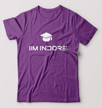 Load image into Gallery viewer, IIM I Indore T-Shirt for Men-S(38 Inches)-Purple-Ektarfa.online
