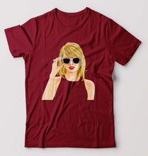 Load image into Gallery viewer, Taylor Swift T-Shirt for Men-S(38 Inches)-Maroon-Ektarfa.online
