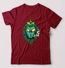 Load image into Gallery viewer, Weed Monster T-Shirt for Men-S(38 Inches)-Maroon-Ektarfa.online

