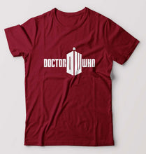 Load image into Gallery viewer, Doctor Who T-Shirt for Men-S(38 Inches)-Maroon-Ektarfa.online
